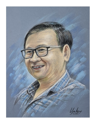 'Dung nhan' hoa hậu Lương Thùy Linh, nhà văn Nguyễn Nhật Ánh qua tranh Lê Sa Long