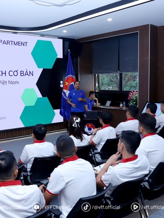 Bóng đá Việt Nam ứng dụng công nghệ hiện đại của các đội hàng đầu thế giới