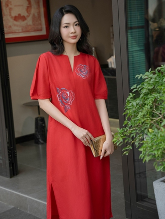 Đầm suông phóng khoáng, nhẹ nhàng từ chất liệu tự nhiên được ưa chuộng
