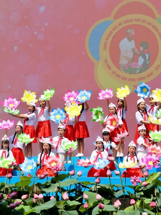 Nhiều hoạt động sôi nổi, vui tươi tại đại hội Cháu ngoan Bác Hồ TP.HCM