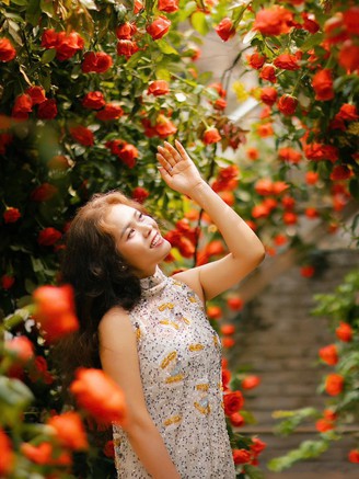 Người phụ nữ mua 5.000 bông hồng biến sân thượng thành vườn hoa