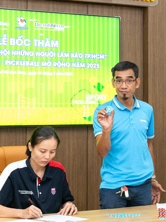 Lần đầu tiên môn pickleball xuất hiện khí thế tại 'Hội thao những người làm báo TP.HCM'