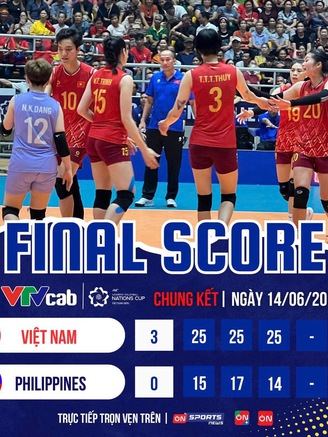 Bích Tuyền bùng nổ rực rỡ, đội tuyển bóng chuyền nữ Việt Nam vô địch AVC Nations Cup 2025