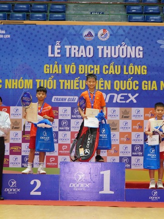 TP.HCM xuất sắc giành 5 HCV giải cầu lông các nhóm tuổi thiếu niên quốc gia