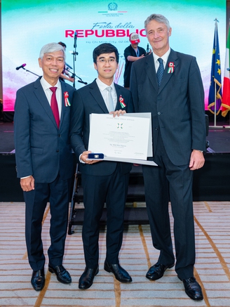 Giảng viên người Việt được Tổng thống Ý phong tước hiệu Hiệp sĩ