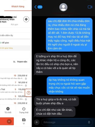 Khách đặt 75 ly chè, shipper kêu khó: Dân mạng tranh cãi nên chia đơn hay không