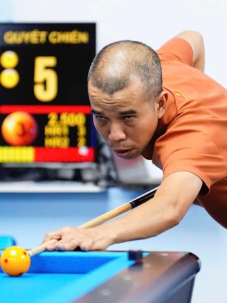 Trần Quyết Chiến chinh phục huy chương billiards danh giá