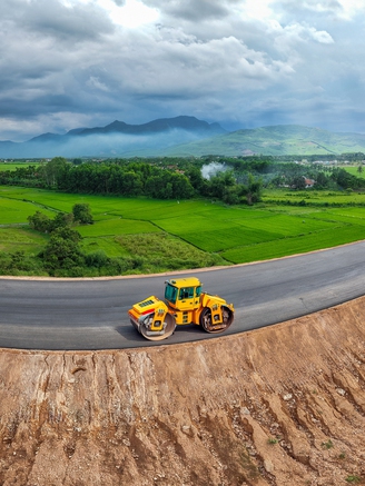 Hình hài cao tốc Quảng Ngãi - Hoài Nhơn sau hơn 2 năm  thi công