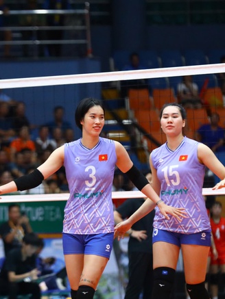 Đội tuyển bóng chuyền nữ Việt Nam thắng dễ Indonesia ở chặng 2 SEA V.League