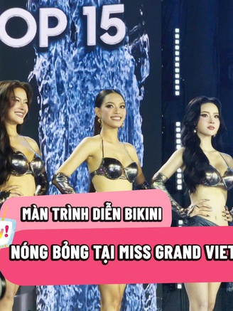 Top 20 Hoa hậu Hòa bình Việt Nam 2025 diễn bikini nóng bỏng