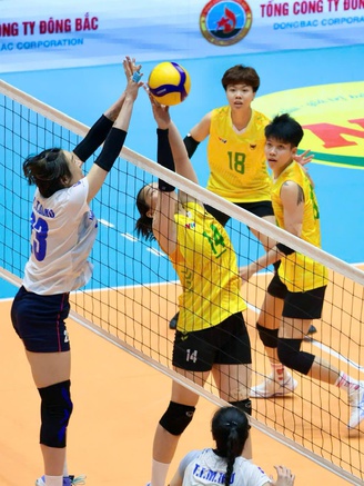 Đại diện bóng chuyền nữ Việt Nam thắng dễ ở SEALECT  Cup tại Thái Lan 