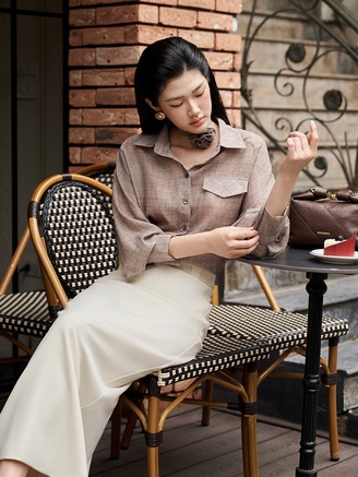 Sơ mi - kiểu áo 'vạn năng' giúp nàng biến hóa trong mọi cuộc hẹn