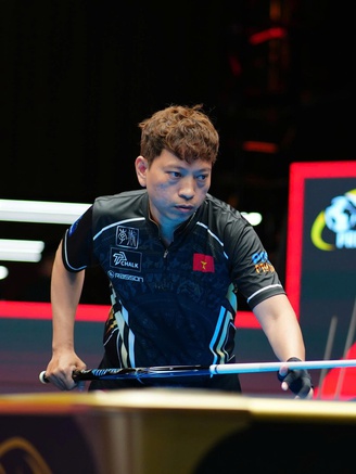 Hai tay cơ Việt Nam đi tiếp ở giải billiards vô địch thế giới 10 bi nam 