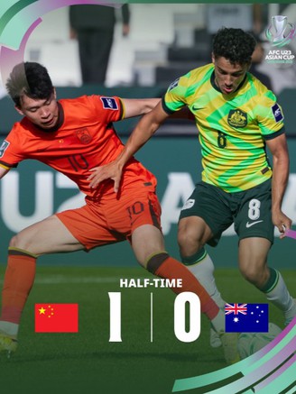 Được VAR 'cứu' phút 90+3, U.23 Trung Quốc thắng sát nút U.23 Úc: Bảng D cực khó đoán