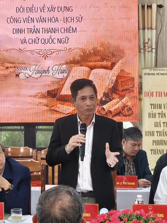 NSND Huỳnh Hùng: Dựng tượng các chúa Nguyễn và giáo sĩ phương Tây là việc nên làm