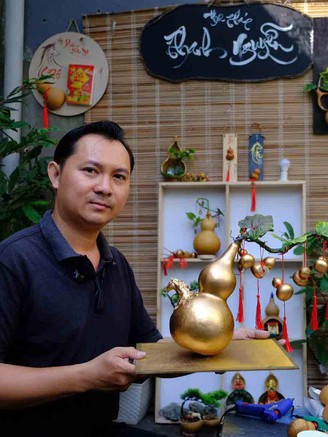 Hô biến quả bầu hồ lô thành những tác phẩm độc đáo