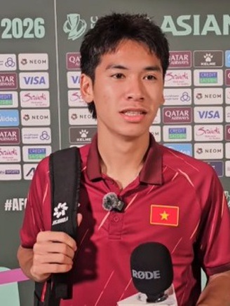 Lê Văn Thuận rất đáng yêu sau trận thắng U.23 Kyrgyzstan: 'Tôi cứ tưởng mình ghi bàn, hóa ra…’