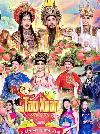 NSND Trịnh Kim Chi, Quốc Trường cùng dàn hoa, á hậu tập luyện 'Táo xuân'
