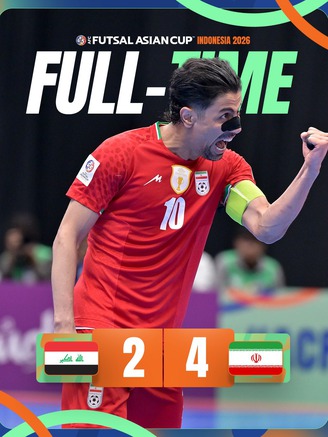 Iran ngược dòng nghẹt thở, đánh bại Iraq: Xuất sắc giành vé chung kết futsal châu Á
