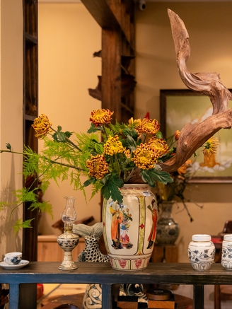 Triển lãm gốm Chu Đậu và nghệ thuật cắm hoa Ikebana