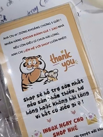 'Tim yếu lắm, đừng đánh giá 1 sao': Lời nhắn quen thuộc của chủ shop online