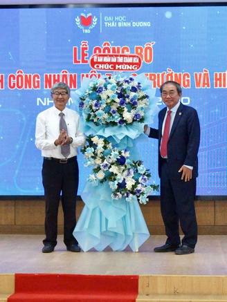 Trường ĐH Thái Bình Dương công bố hội đồng trường và hiệu trưởng mới