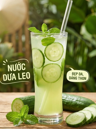 Nước dừa hay nước dưa leo: Loại nào bù nước tốt hơn và phù hợp với bạn?