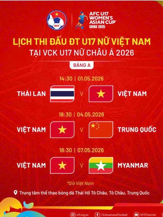 Không thể xem phát trực tiếp U.17 nữ Việt Nam đấu giải châu Á, lý do cực bất ngờ