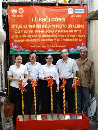 Báo Thanh Niên khởi công xây nhà giúp cựu chiến binh