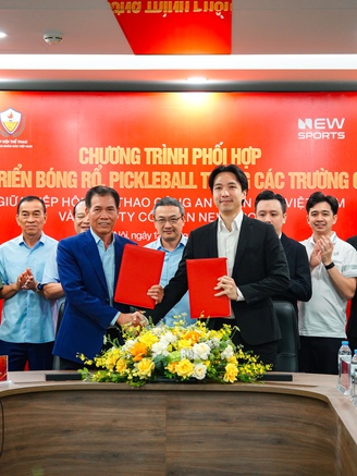 New Sports kết hợp Hiệp hội thể thao CAND đẩy mạnh phát triển bóng rổ và pickleball