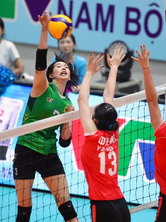 Thanh Thúy bùng cháy, CLB VTV Bình Điền Long An vẫn bị CLB Giang Tô đánh bại