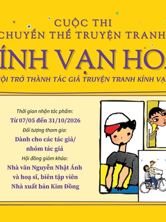Sắp ra mắt truyện tranh 'Kính vạn hoa' mừng sinh nhật nhà văn Nguyễn Nhật Ánh