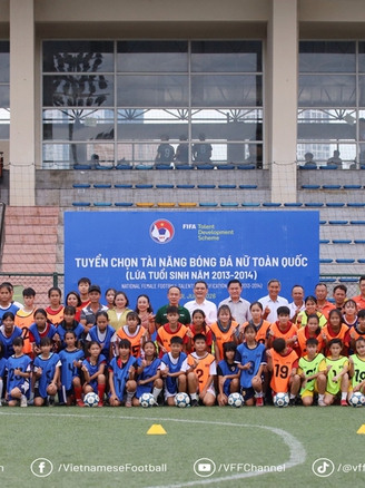 VFF khai mạc vòng 2 FIFA-TDS, 55 tài năng nhí bóng đá nữ tranh tài