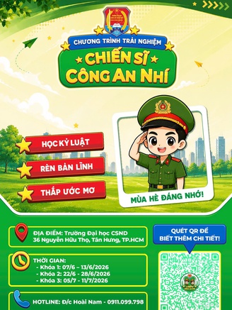 Một tuần làm 'Chiến sĩ Công an nhí', trẻ em học được gì?