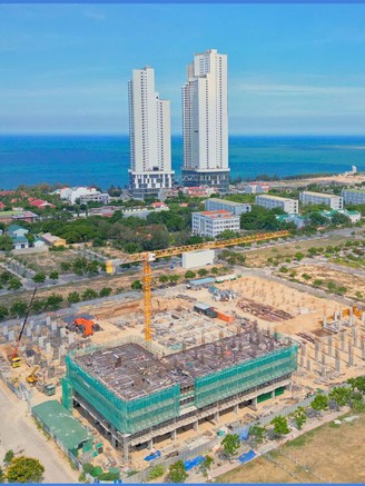 Hacom Ocean City 01 đẩy nhanh tiến độ xây nhà ở xã hội ven biển Bình Sơn