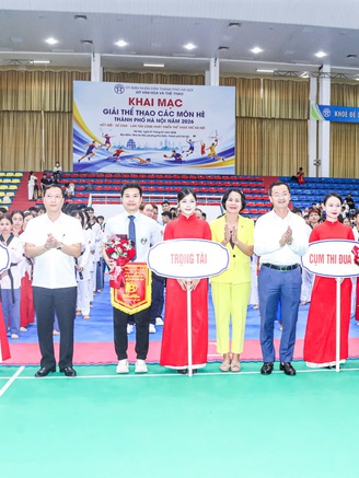 Hơn 8.000 VĐV tranh tài tại giải thể thao các môn hè Hà Nội 2026