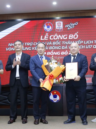 VFF công bố nhà tài trợ, VCK U.17 quốc gia 2026 xác định xong 3 bảng đấu