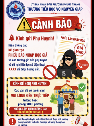 Nên đến trực tiếp trường, phòng VH-XH phường hỏi tuyển sinh đầu cấp, tránh bị lừa đảo