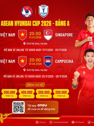 Thêm kênh phát đội tuyển Việt Nam tại ASEAN Cup, sân Mỹ Đình tái xuất: Giá vé sân nhà bao nhiêu?
