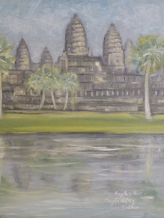 Cảm hứng Mekong trong tranh của Đặng Thanh Huyền
