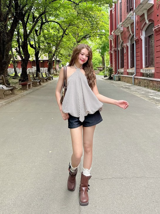 Những công thức diện quần shorts lạ mắt
