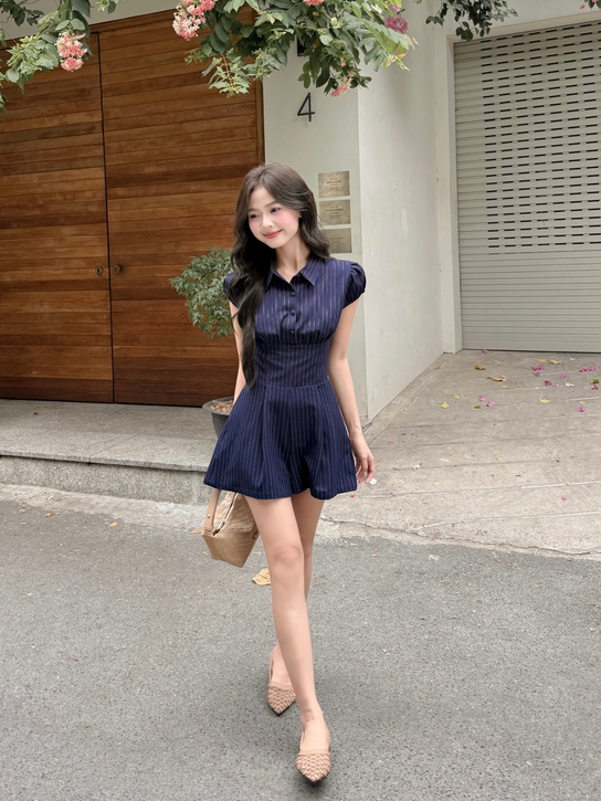 Xanh navy đến xanh pastel ngọt ngào, giúp nàng mặc đẹp mọi góc phố