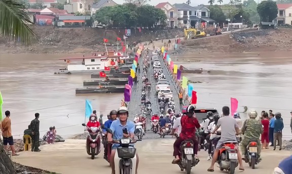 Cầu phao Phong Châu hoàn thành sứ mệnh, phục vụ hơn 5 triệu lượt người và xe- Ảnh 2.