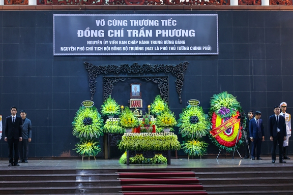 Lễ tang cấp nhà nước nguyên Phó chủ tịc…