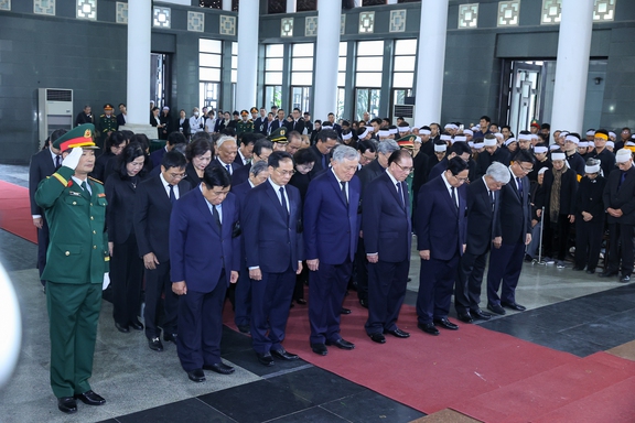 Lễ tang cấp nhà nước nguyên Phó chủ tịch Hội đồng Bộ trưởng Trần Phương- Ảnh 2.