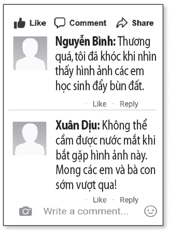 Học sinh dọn bùn non và nhặt sách vở sau lũ tại trường THCS Mỏ Vàng - Ảnh 4.