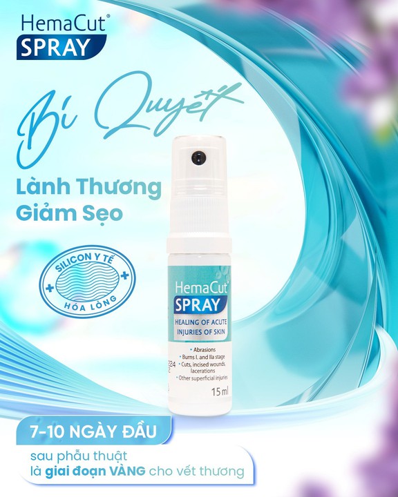 Hướng dẫn sử dụng chai xịt vết thương Hemacut Spray giúp mau lành và ngăn ngừa sẹo- Ảnh 4.