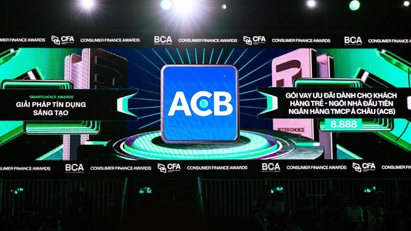 ACB được vinh danh Giải pháp …