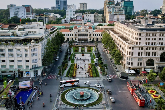 102 xe hoa của xã, phường rực rỡ diễu h…