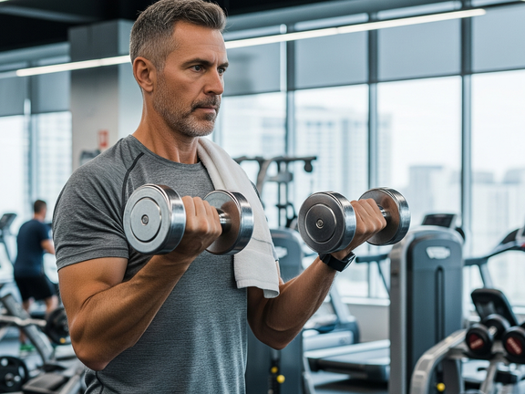 Tập tạ nhẹ cho người trung niên: sống lâu hơn nhờ cơ bắp - Ảnh 1.